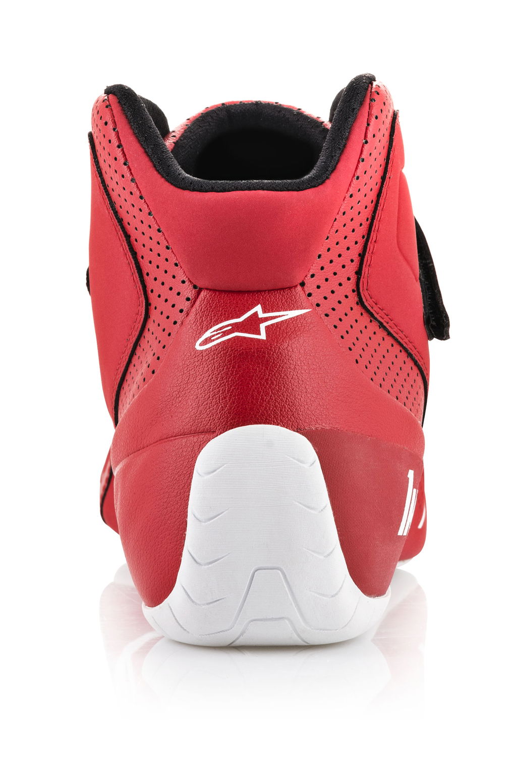 Alpinestars Kartschuh Tech 1K, rot/weiß