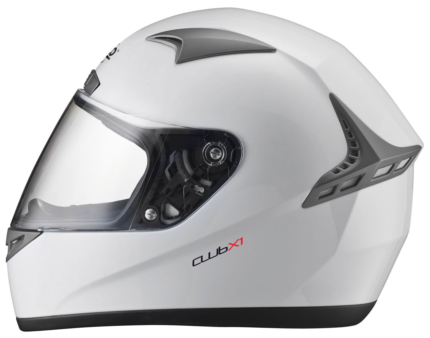 Sparco Karthelm Club X1, Seitenansicht