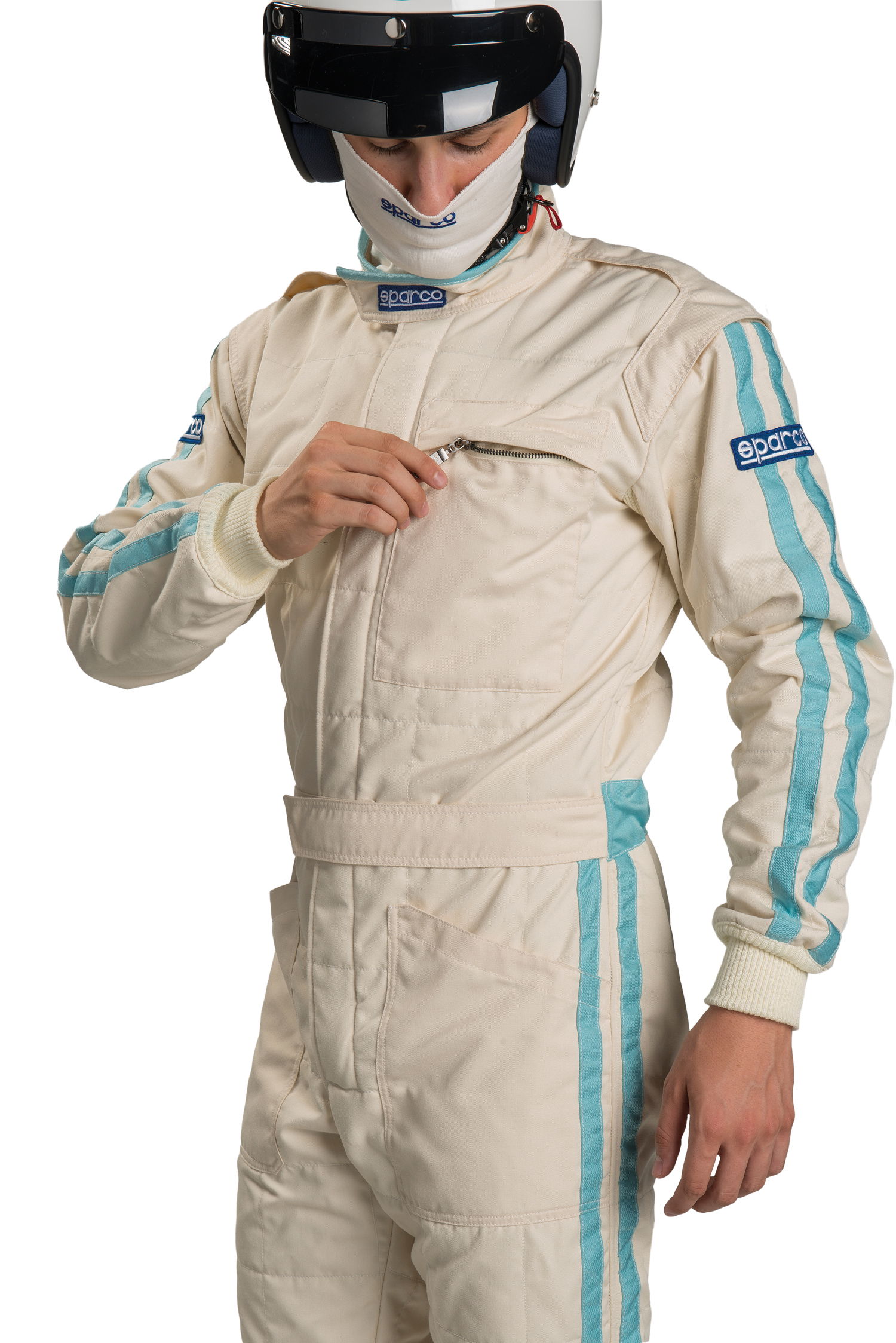 Sparco Rennoverall Classic, ecru