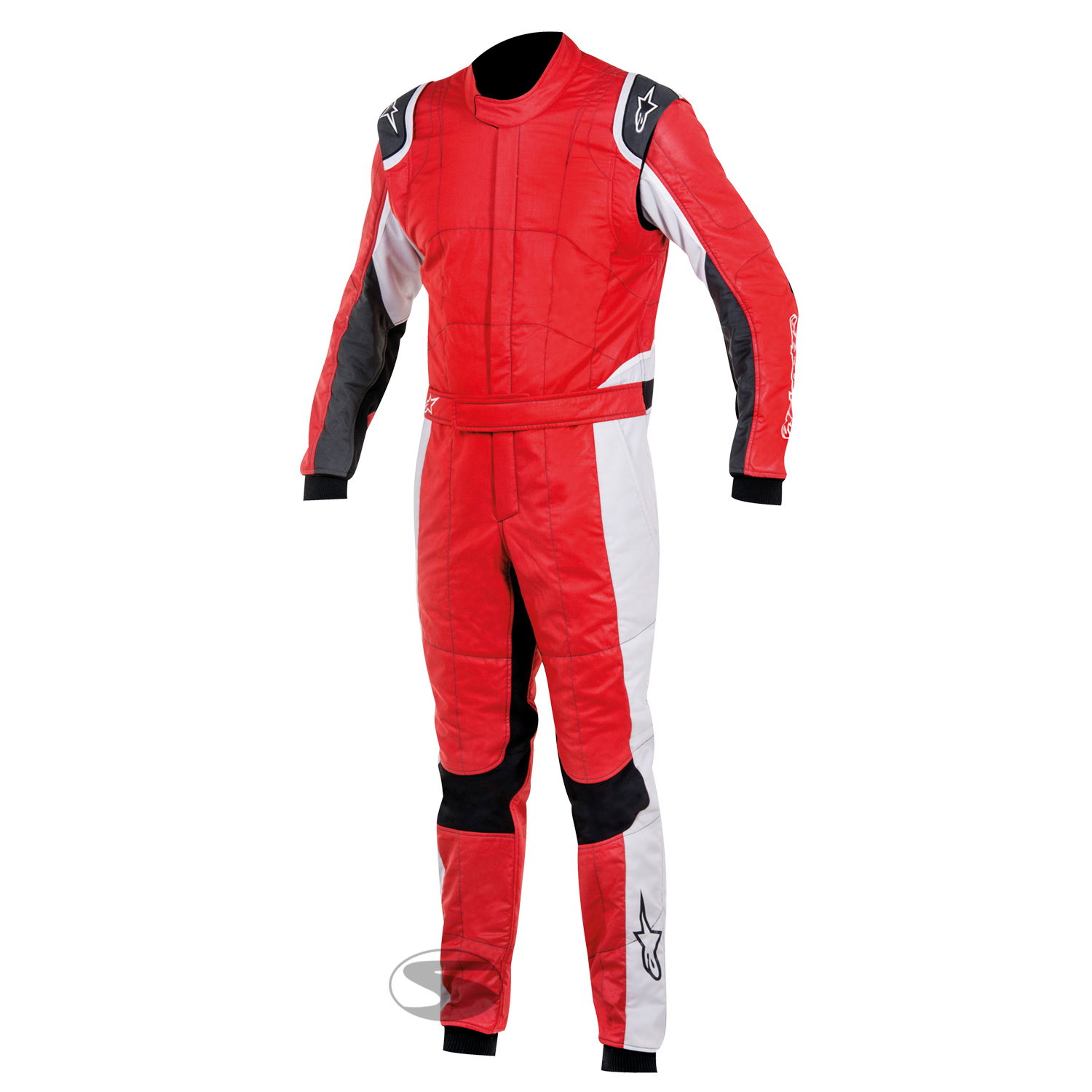 Alpinestars Rennoverall GP Tech, rot/silber