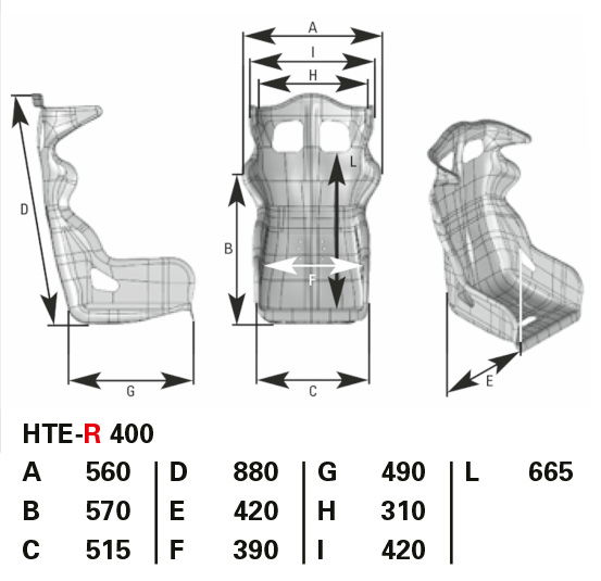 OMP Rennsitz HTE-R 400