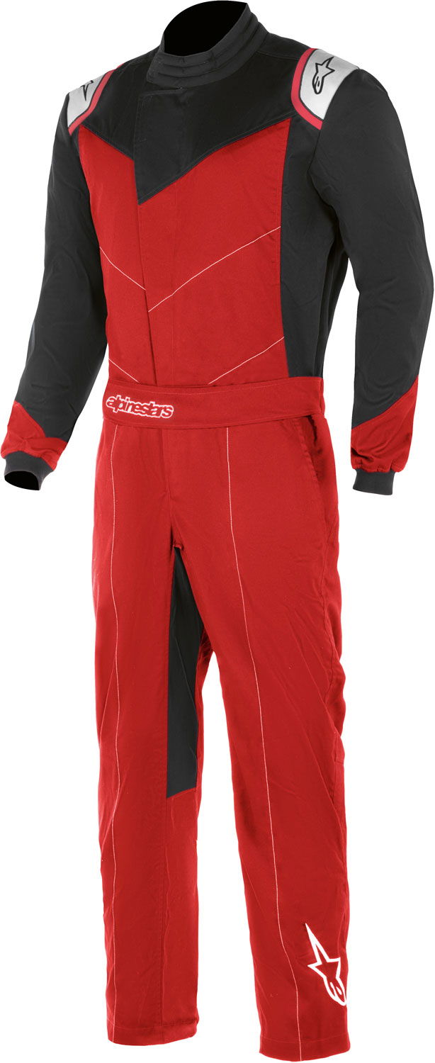 Alpinestars Kartoverall Indoor, rot/schwarz