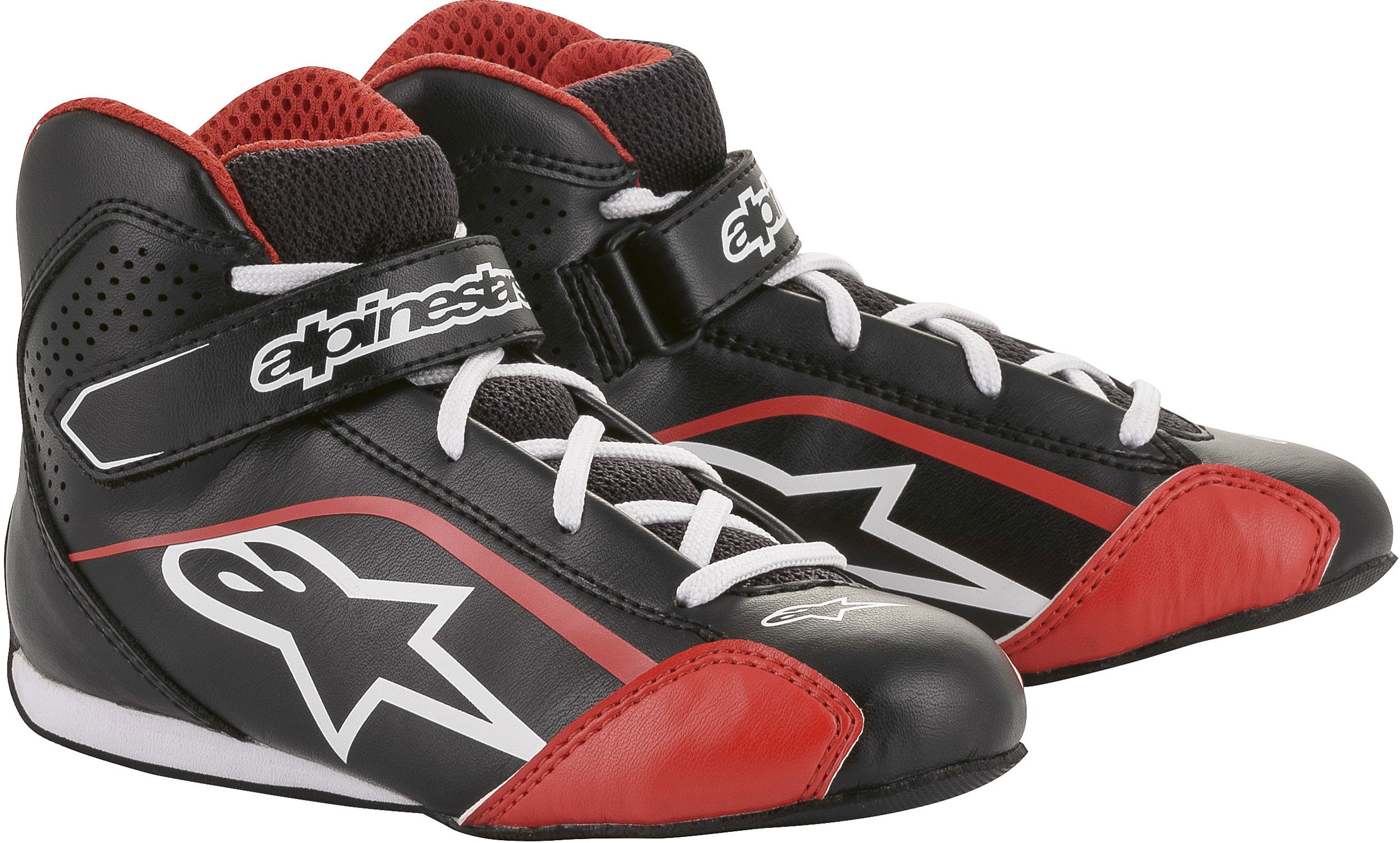 alpinestars-kartschuh-tech-1ks-schwarz-rot-1 Alpinestars Kartschuh Tech 1KS (für Kinder), schwarz/rot