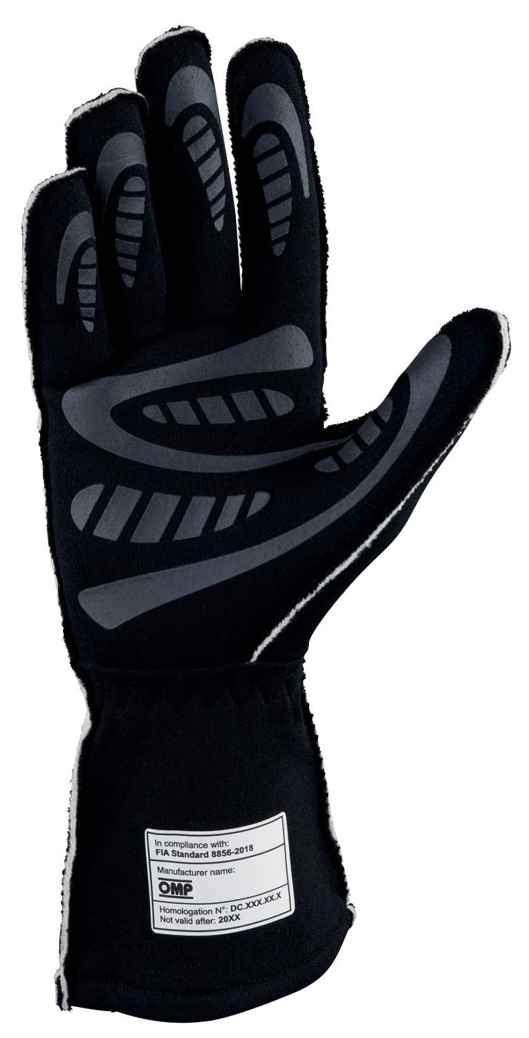 OMP Handschuh First Evo, schwarz/grau
