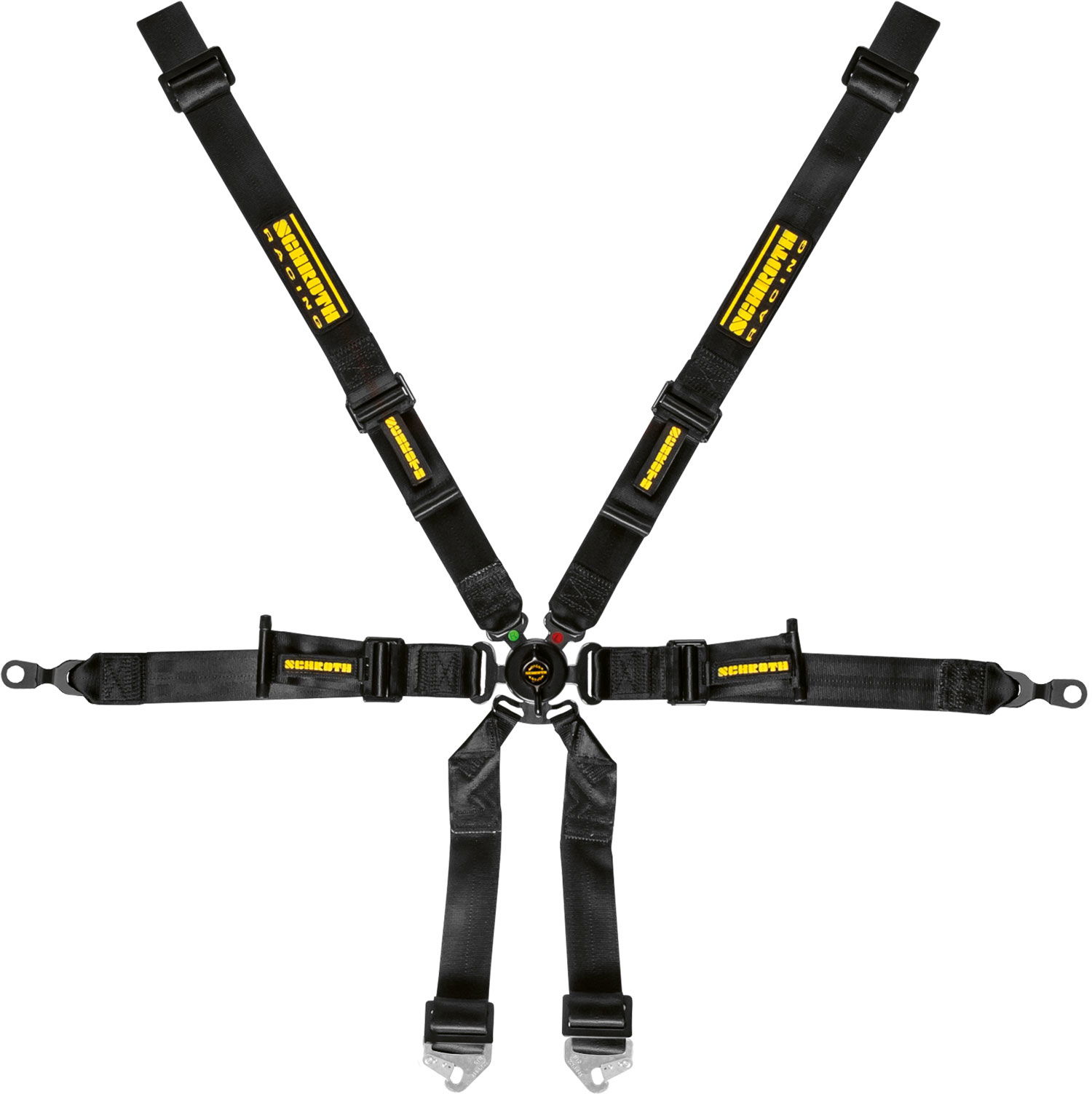 Schroth Renngurt für Profi Porsche 996/997, 2x2, schwarz