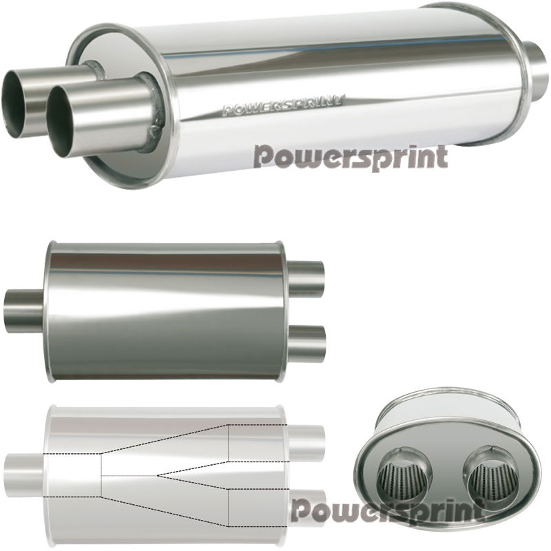 Powersprint Edelstahl Schalldämpfer