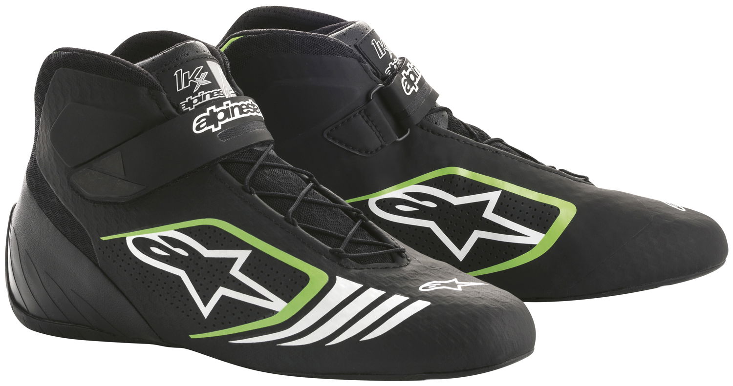 Alpinestars Kartschuh Tech 1KX, schwarz/grün