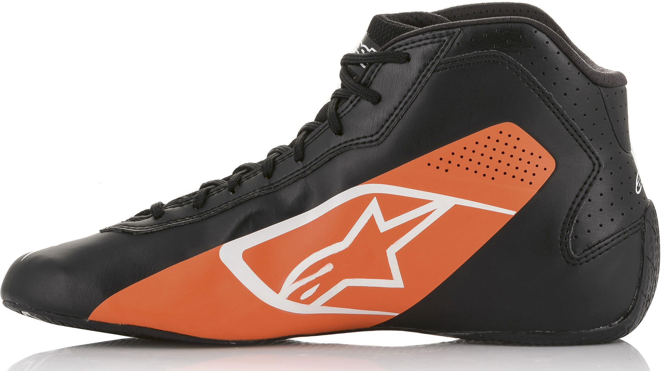 alpinestars-kartschuh-tech-1k-start-schwarz-orange-3 Alpinestars Kartschuh Tech 1K Start, schwarz/orange