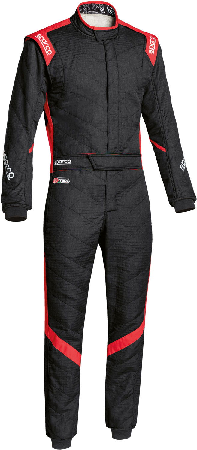Sparco Rennoverall Victory RS-7, schwarz/rot