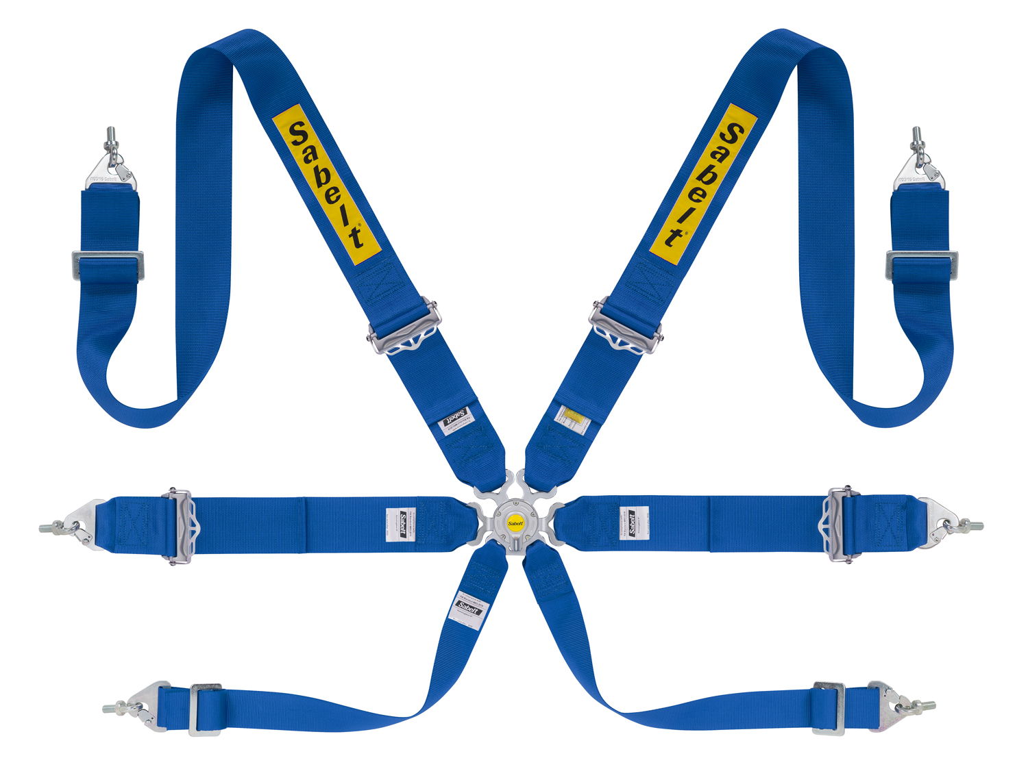 Sabelt Renngurt für Tourenwagen und Rallyesport, blau