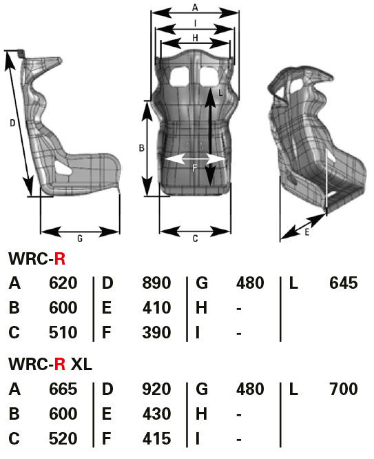 OMP Rennsitz WRC-R XL (2305INT2026)