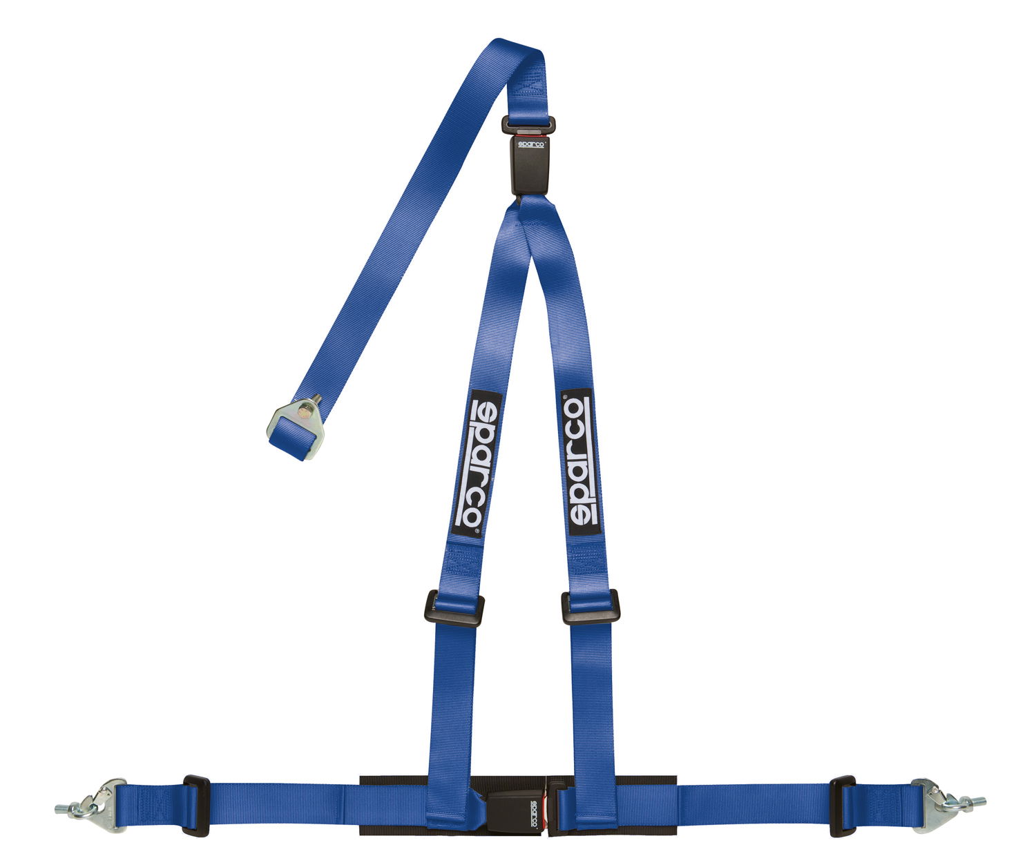 Sparco 3 Punkt Sportgurt mit ECE Zulassung, blau