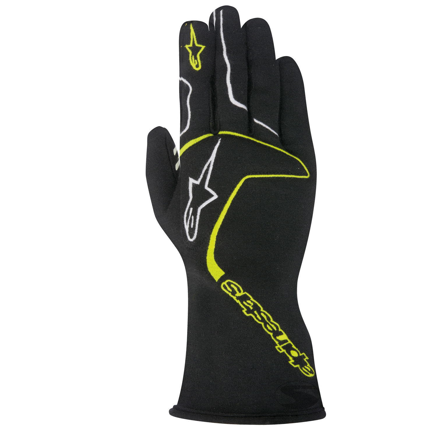 Alpinestars Handschuh Tech 1 Race, schwarz/gelb