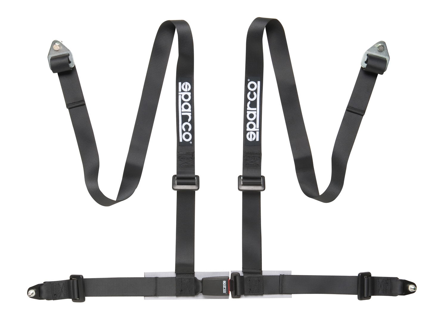 Sparco 4 Punkt Sportgurt mit ECE Zulassung, schwarz