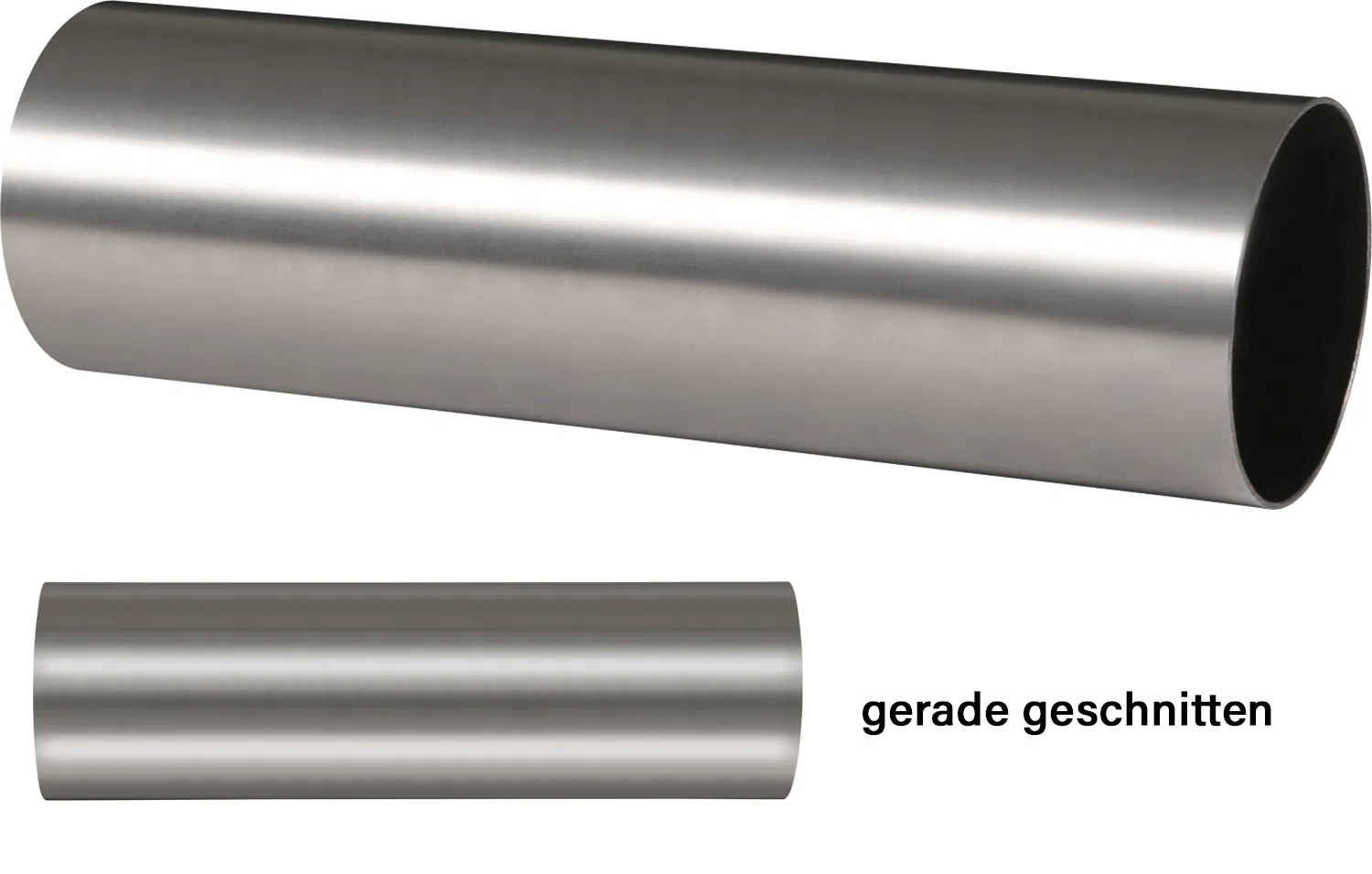 Powersprint Edelstahl Auspuff Endrohr gerade