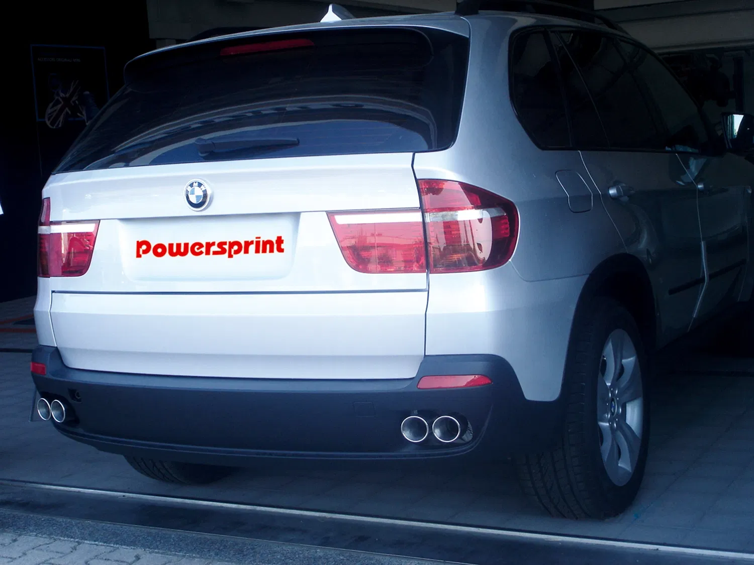 Powersprint Edelstahl Endrohre poliert, BMW X5