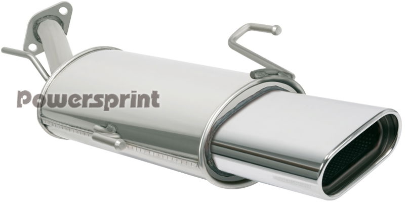 Powersprint Edelstahl Sportschalldämpfer