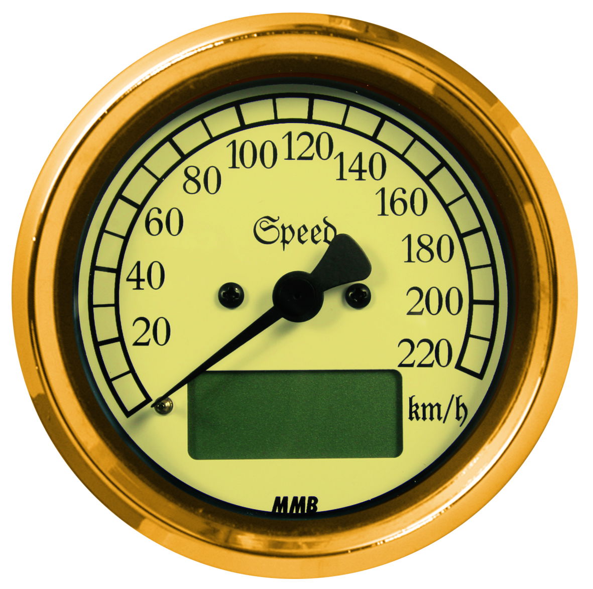 VDO classic Tachometer, vergoldet