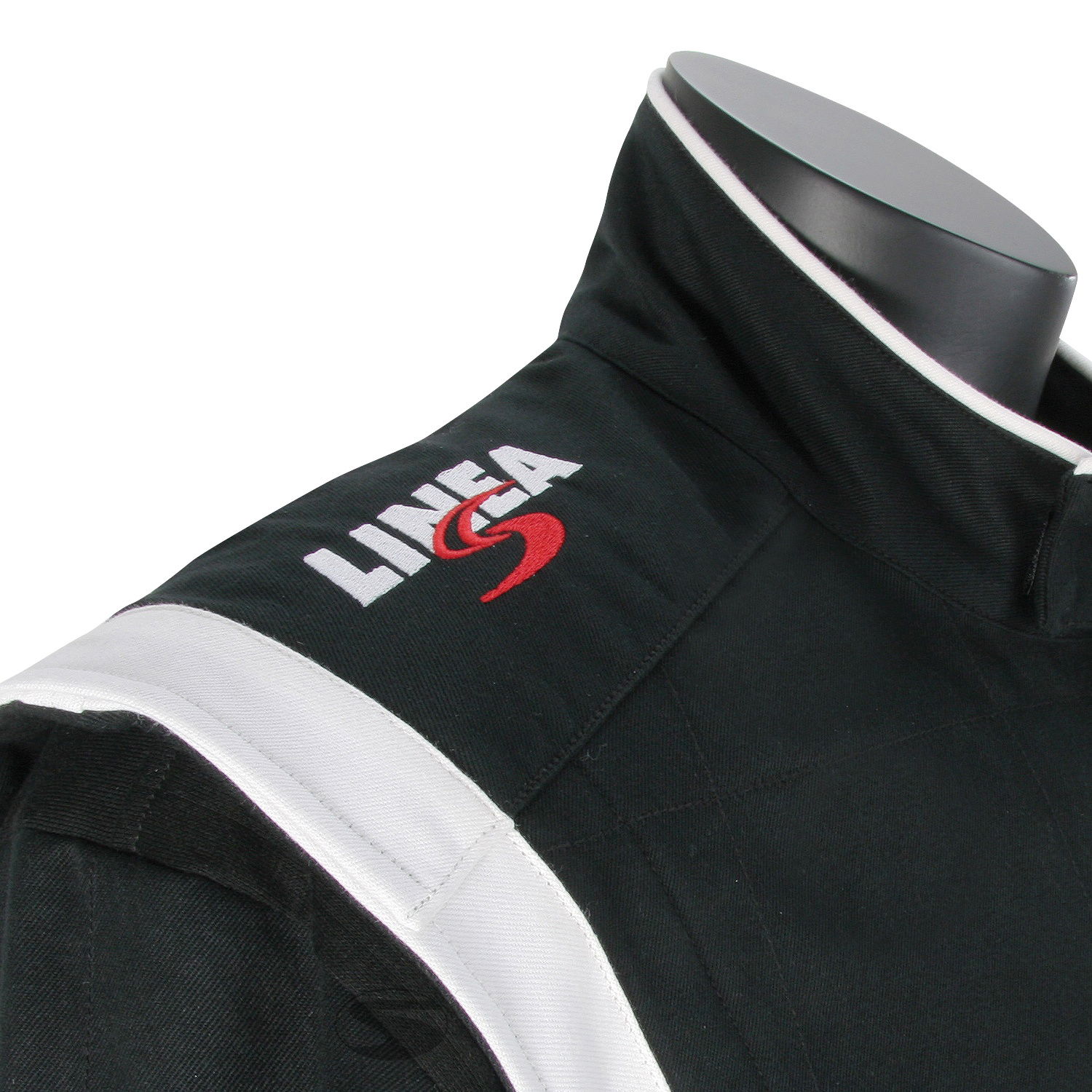 Linea S Renn-/Mechanikeroverall SFI, schwarz