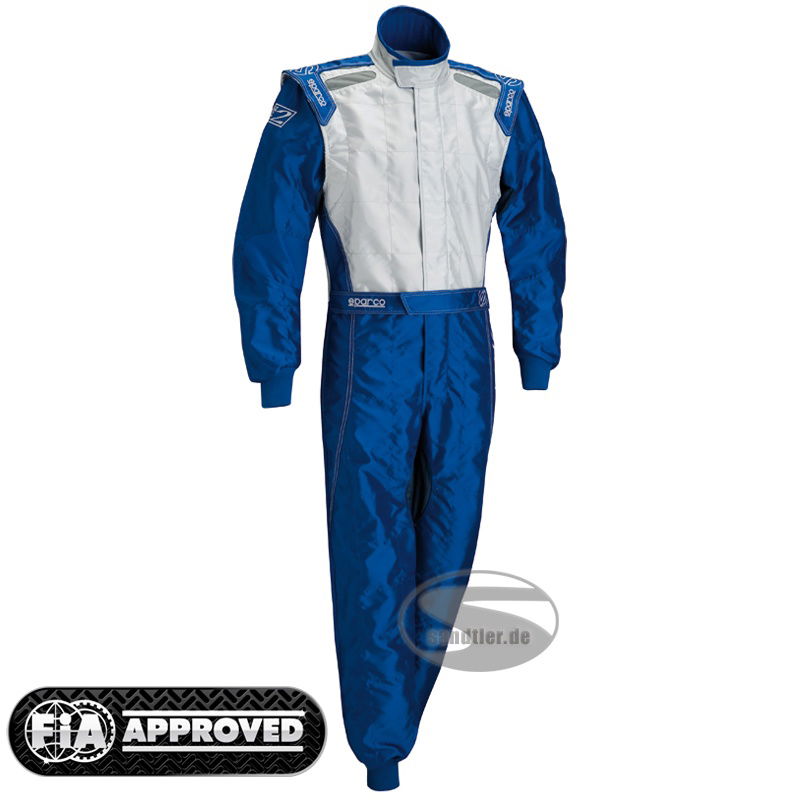 Sparco Kartoverall X-Light KX-7, blau/silber