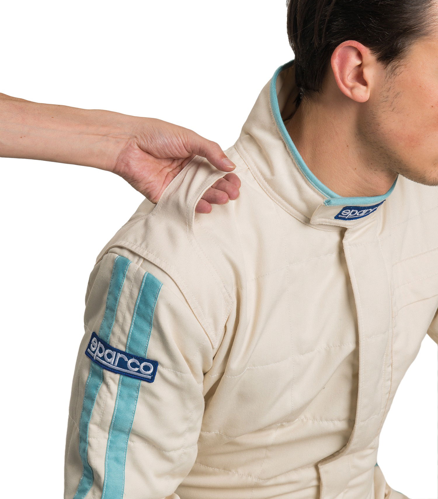 Sparco Rennoverall Classic, ecru