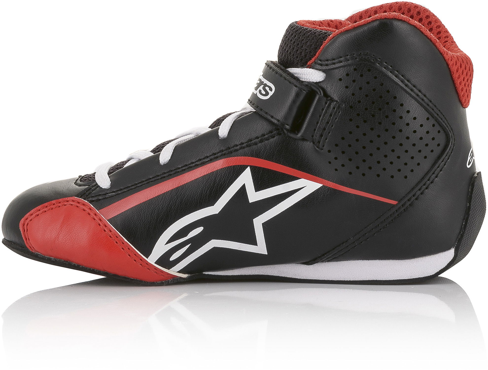 alpinestars-kartschuh-tech-1ks-schwarz-rot-7 Alpinestars Kartschuh Tech 1KS (für Kinder), schwarz/rot