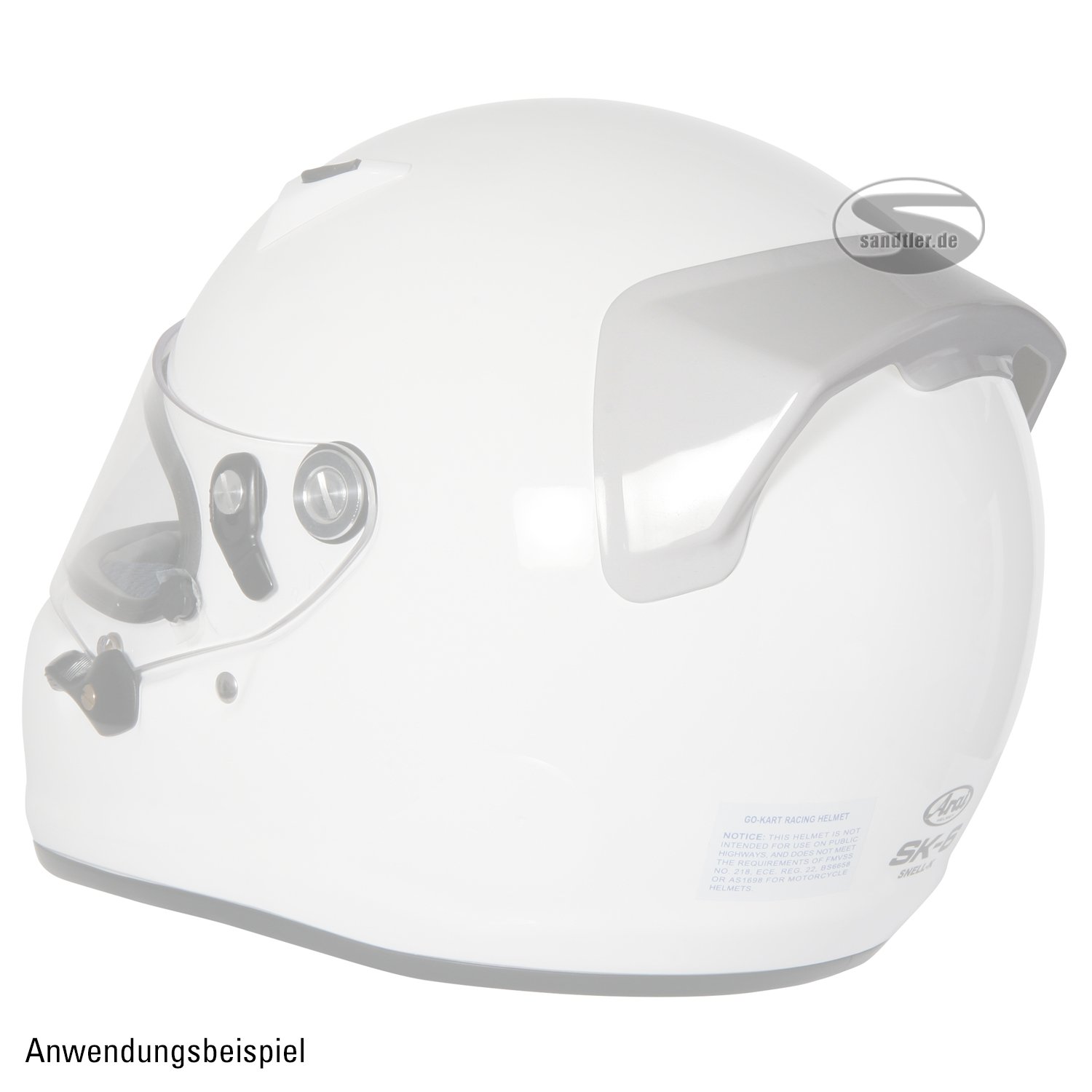 Sandtler Helm Top-Spoiler Kit weiß (412W)