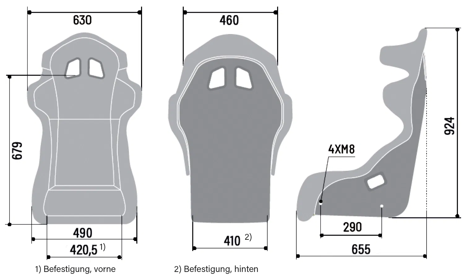 Sparco Rennsitz Pro ADV QRT + Stahlkonsole (3030)