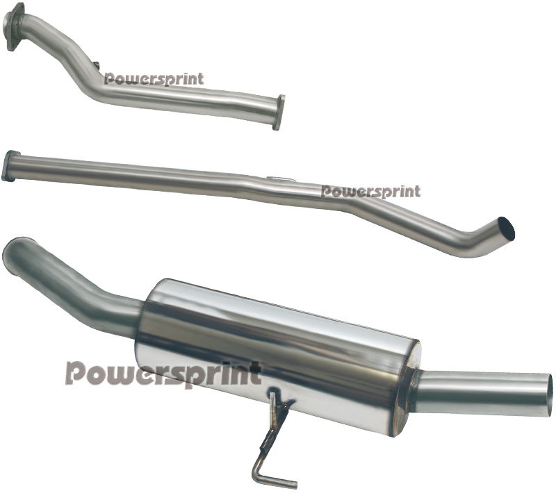 Powersprint Edelstahl Gr. A Rennsportanlage (991815)